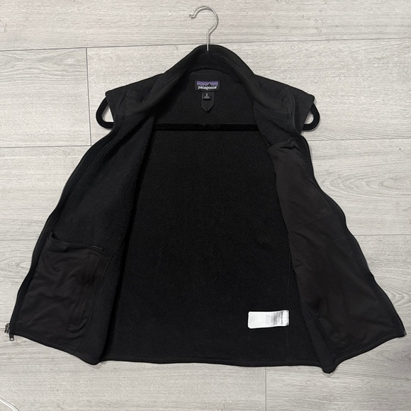 Patagonia Mens Better Sweater Black Fleece Vest Size Medium - Picture 13 of 16